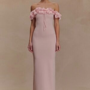 Meshki Nova Ruffle Maxi Dress